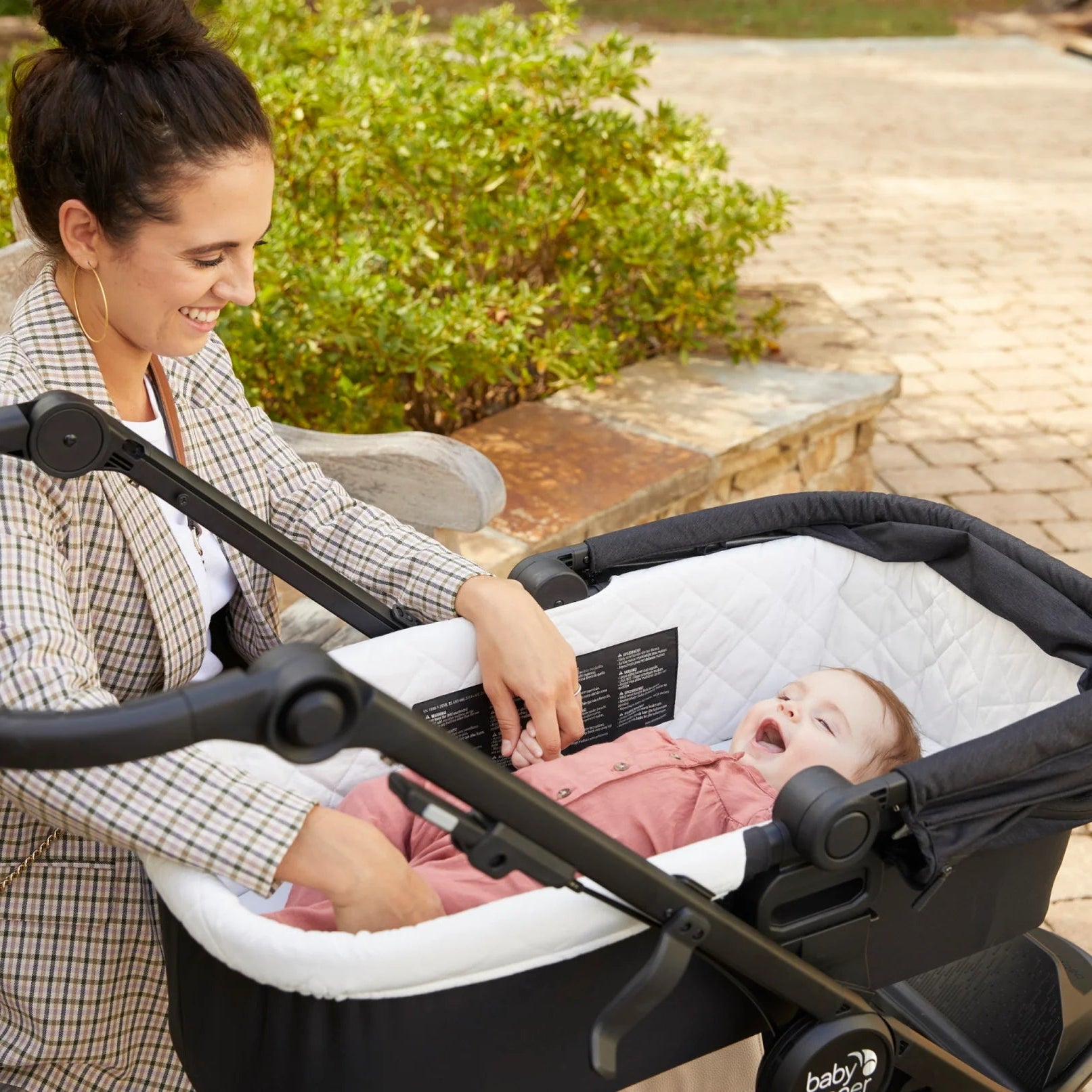 Baby Jogger City Elite 2 Pram in Opulent Black available at Bear & Moo