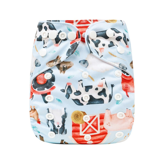 Bear & Moo Reusable Cloth Nappy | One Size Fits Most Cloth Nappy