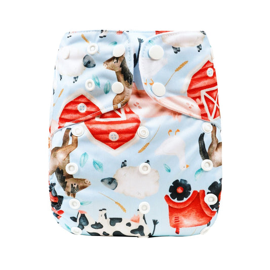 Bear & Moo Reusable Cloth Nappy | Large Cloth Nappy