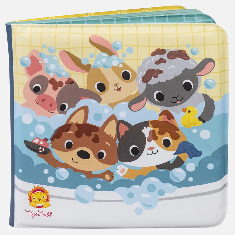 Tiger Tribe Bath Book | Messy Farm available at Bear & Moo