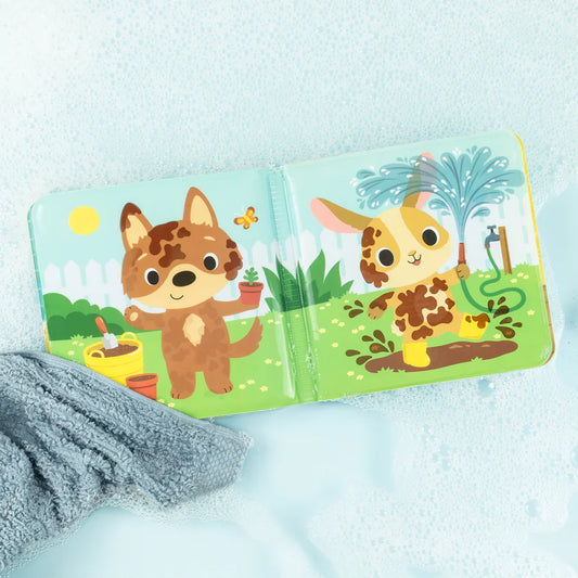 Tiger Tribe Bath Book | Messy Farm available at Bear & Moo