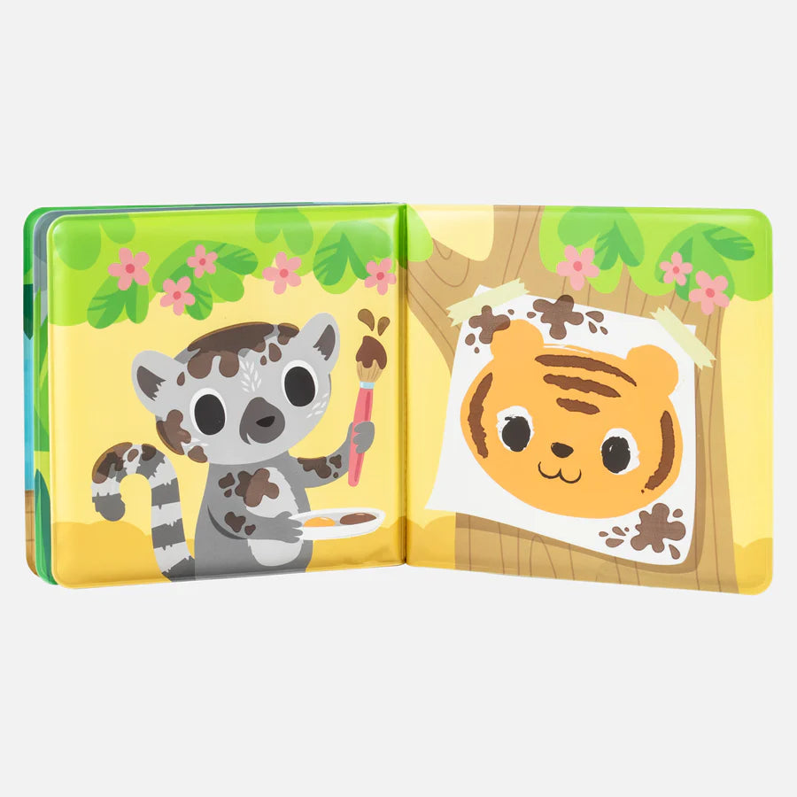 Tiger Tribe Bath Book | Messy Jungle available at Bear & Moo