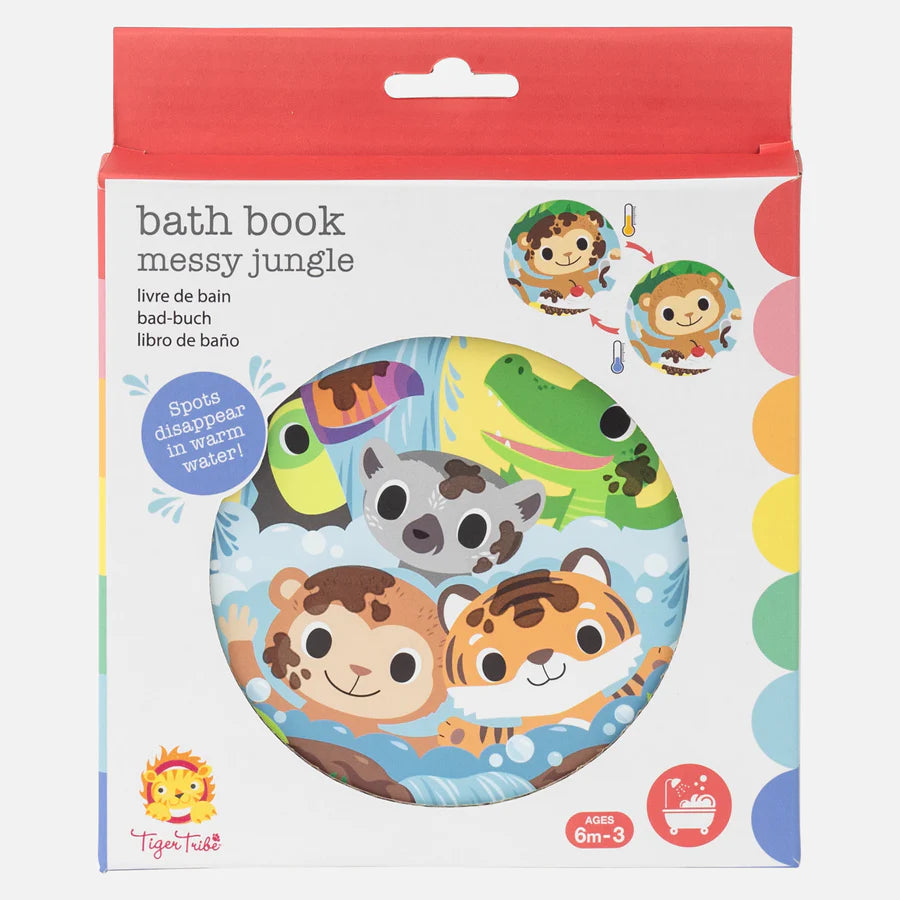 Tiger Tribe Bath Book | Messy Jungle available at Bear & Moo