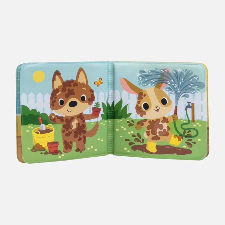 Tiger Tribe Bath Book | Messy Farm available at Bear & Moo