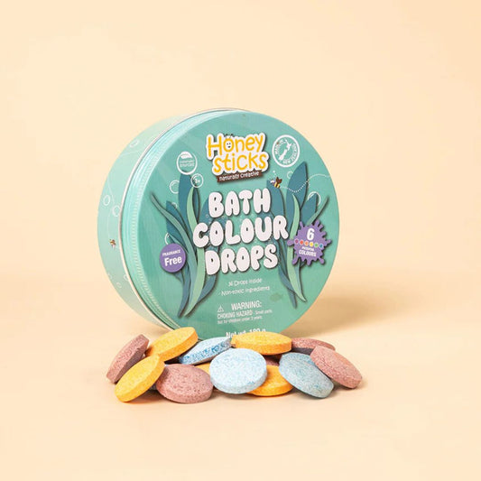 Honeysticks Bath Colour Drops available at Bear & Moo