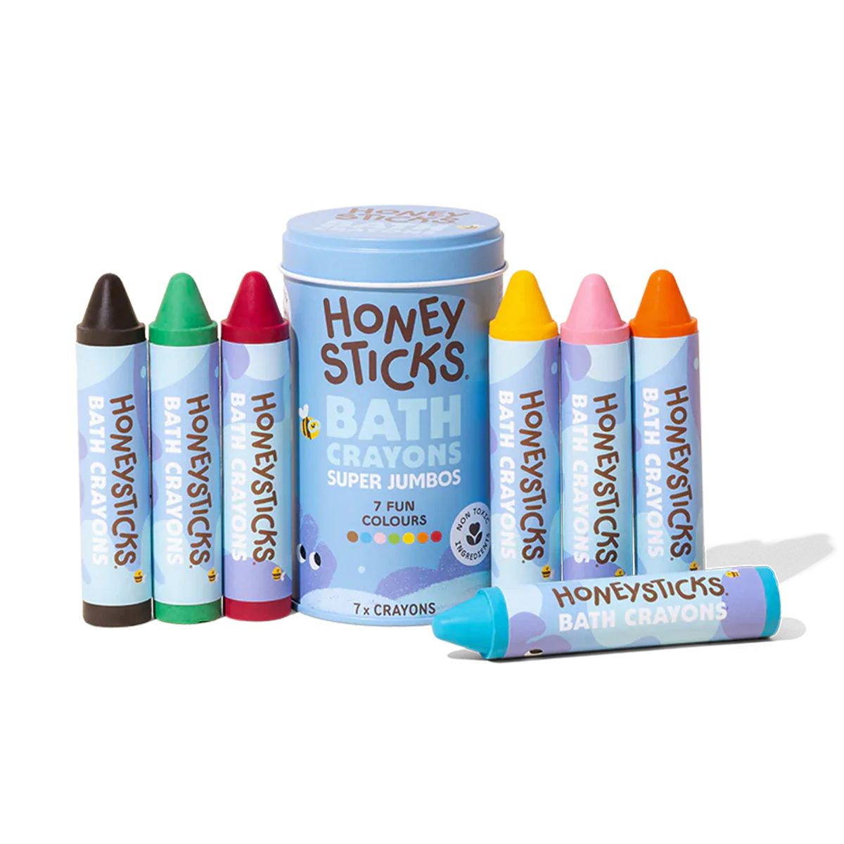 Honeysticks Bath Crayons, Natural Soy & Beeswax Bath Toys available at Bear & Moo