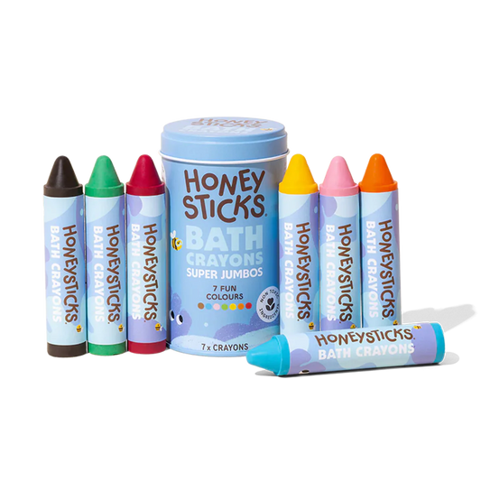 Honeysticks Bath Crayons, Natural Soy & Beeswax Bath Toys available at Bear & Moo