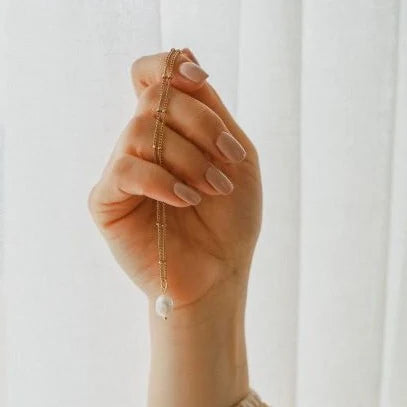 Katyb Jewellery Pearl Necklace available at Bear & Moo