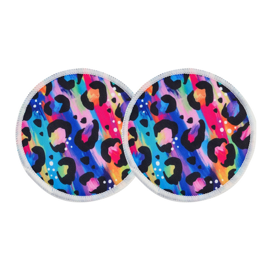 Bear & Moo Bright Leopard Reusable Breast Pads 