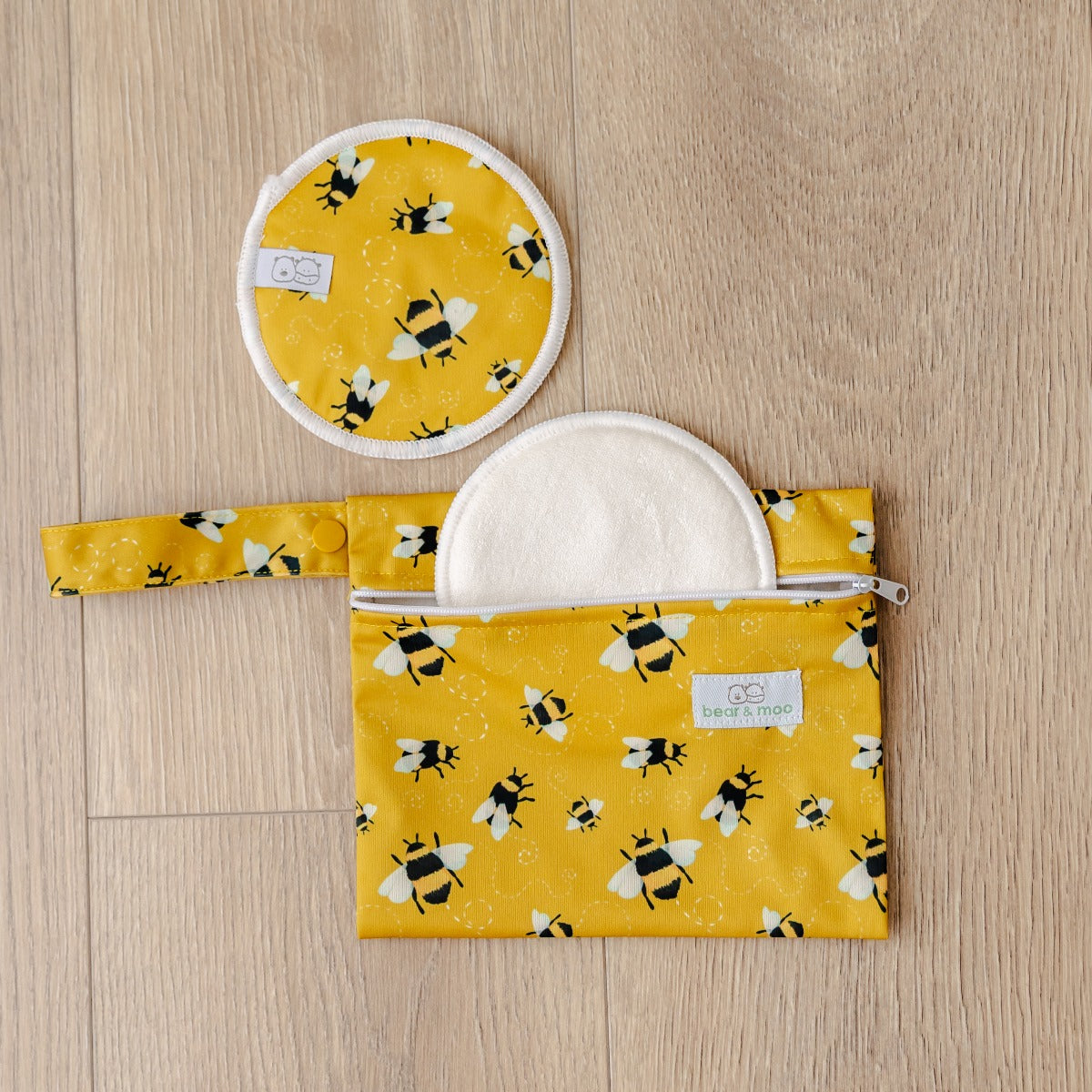 Bear & Moo Reusable Microfibre Breastfeeding Pads
