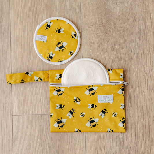 Bear & Moo Reusable Microfibre Breastfeeding Pads