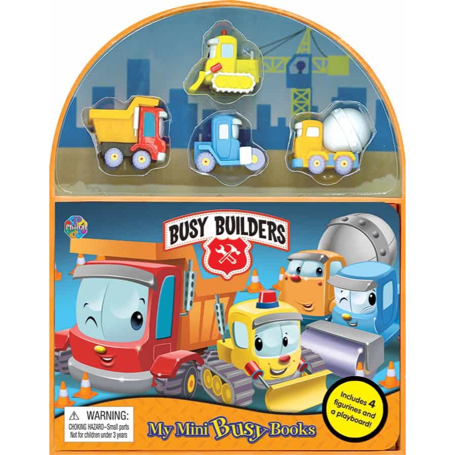 Phidal My Mini Busy Books | Busy Builders available at Bear & Moo