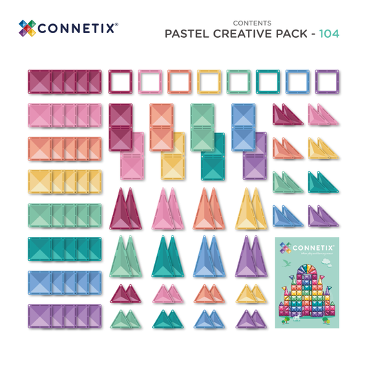 CONNETIX | 104 Piece Pastel Creative Pack