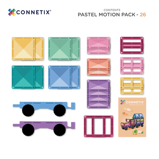 CONNETIX | 26 Piece Pastel Motion Pack