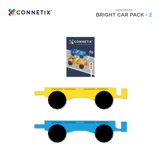 CONNETIX | 2 Piece Bright Car Pack