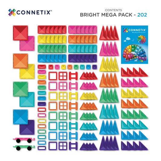 CONNETIX | 202 Piece Bright Mega Pack