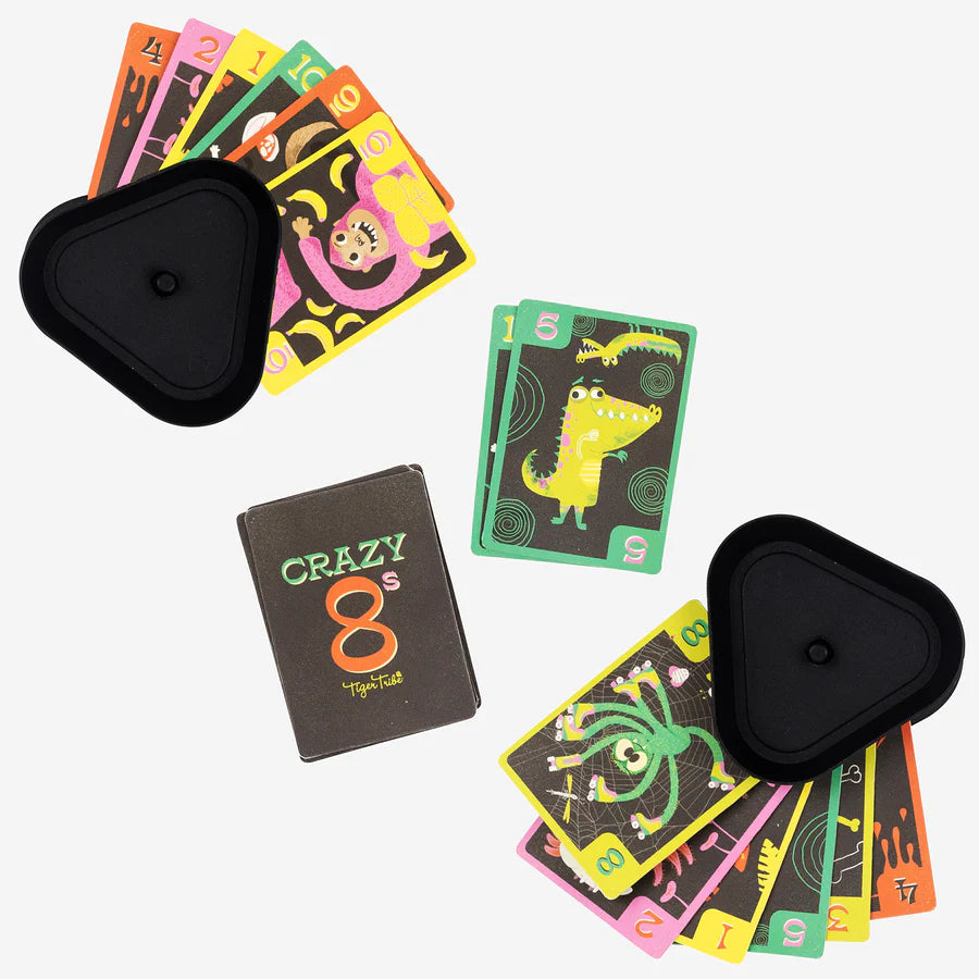 Tiger Tribe Crazy 8s + Go Fish! card game available at Bear & Moo