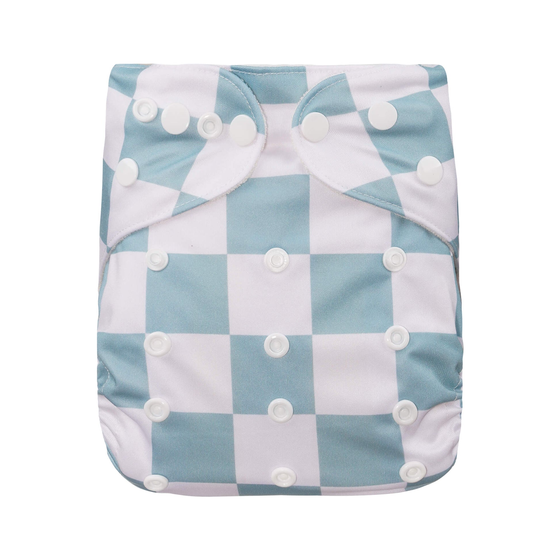 Bear & Moo One Size Fits Most Reusable Cloth Nappy in Checkerboard