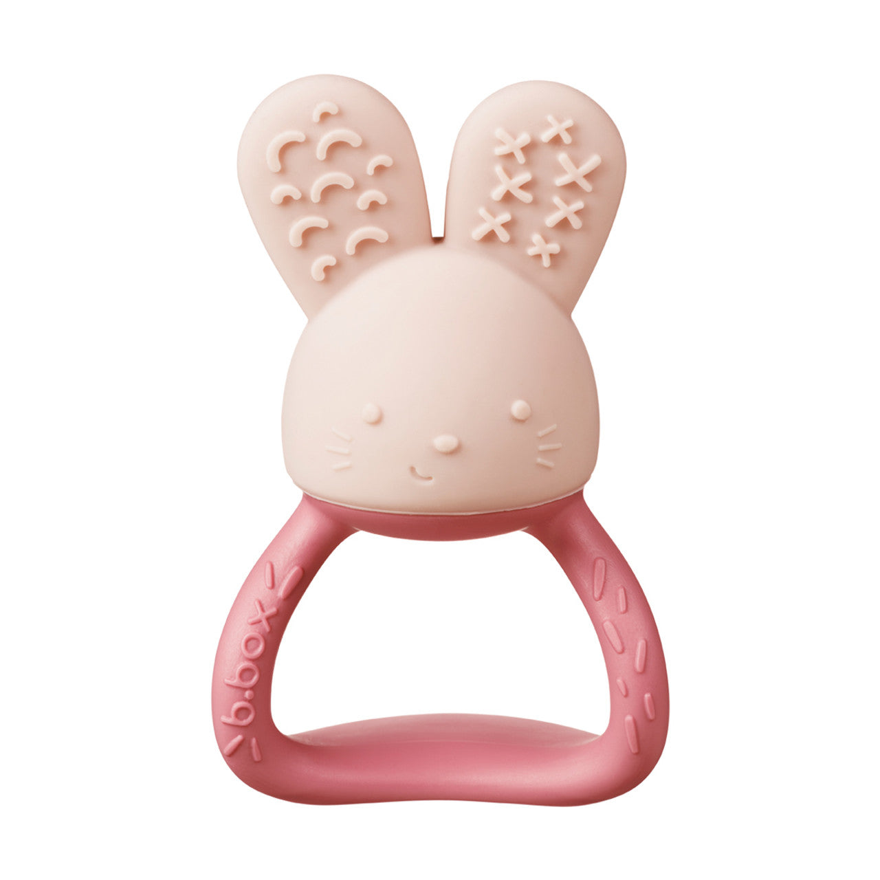 b.box Chill + Fill Teether in Blush available at Bear & Moo