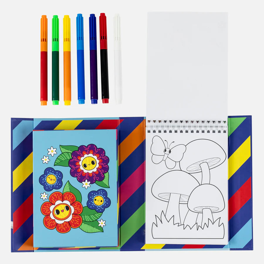 Tiger Tribe Colour Change Colouring Set Garden Friends available at Bear & Moo