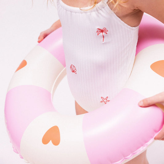 Swim Ring | Cozy Hearts (55cm)