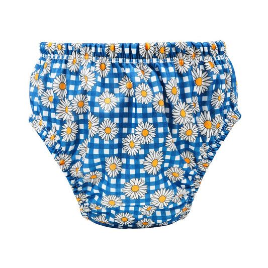 Bear & Moo Reusable Swim Nappies | Large Reusable Swim Nappy | Daisy Gingham print