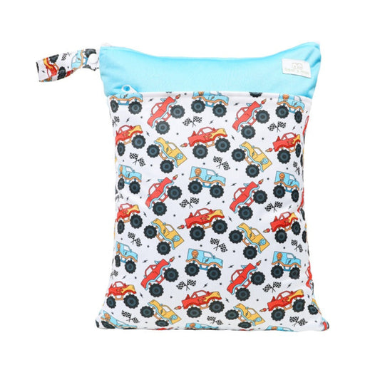 Bear & Moo Large Wet Bag | Large Swim Bag | Large Water Resistant Nappy Bag