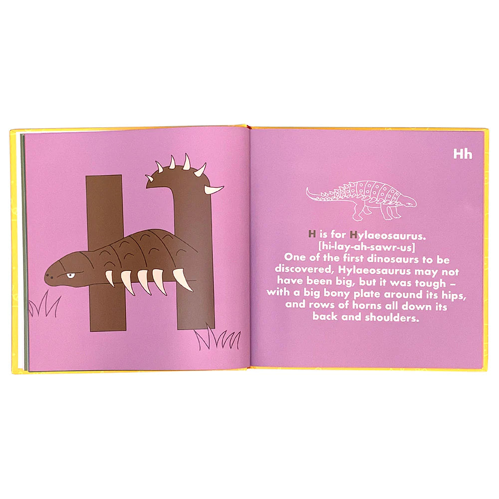 Dino Alphabet Book from Alphabet Legends | Bear & Moo