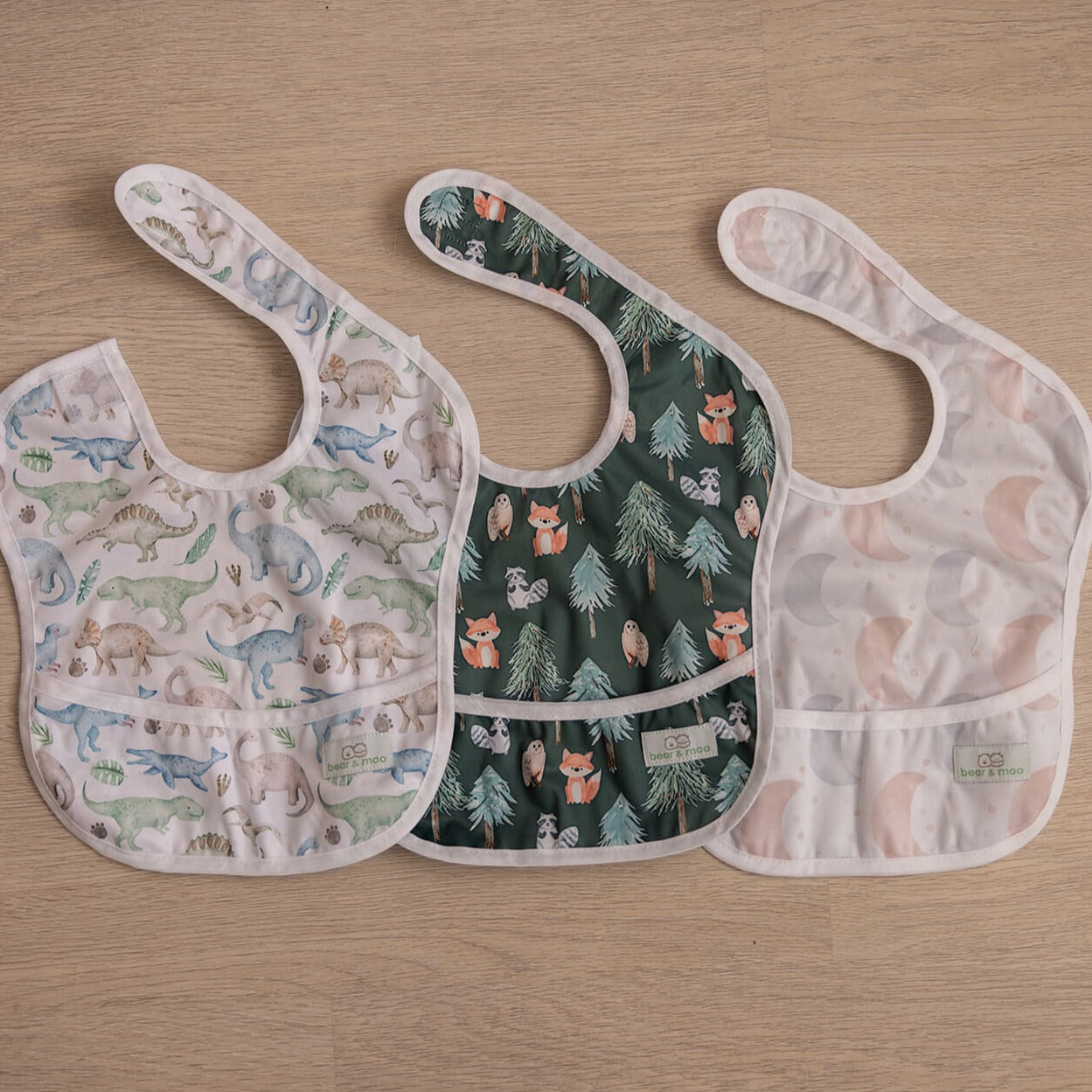 Bear & Moo Classic Bib | Sweet Dreams