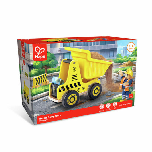 Hape Hauler Dump Truck available at Bear & Moo