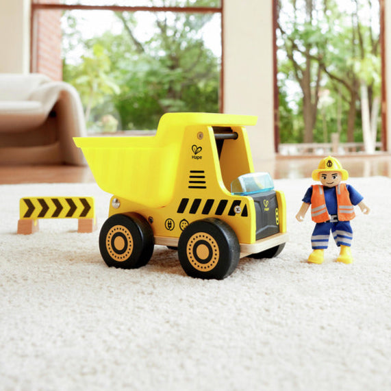 Hape Hauler Dump Truck available at Bear & Moo
