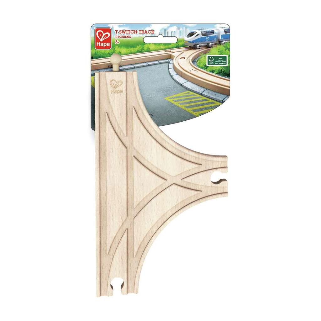Hape T Switch Track | 1 Piece available at Bear & Moo