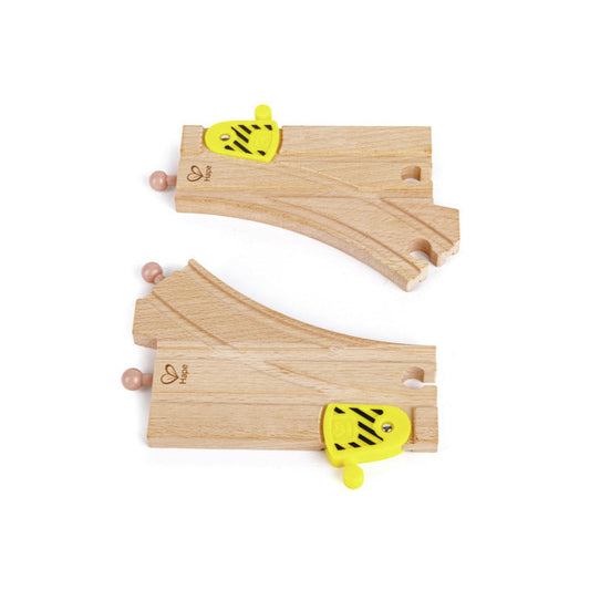 Hape Mechanical Y Track Pieces | 2 Piece available at Bear & Moo
