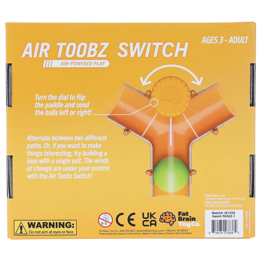 Box of Air Toobz Switch toy with instructions and branding.