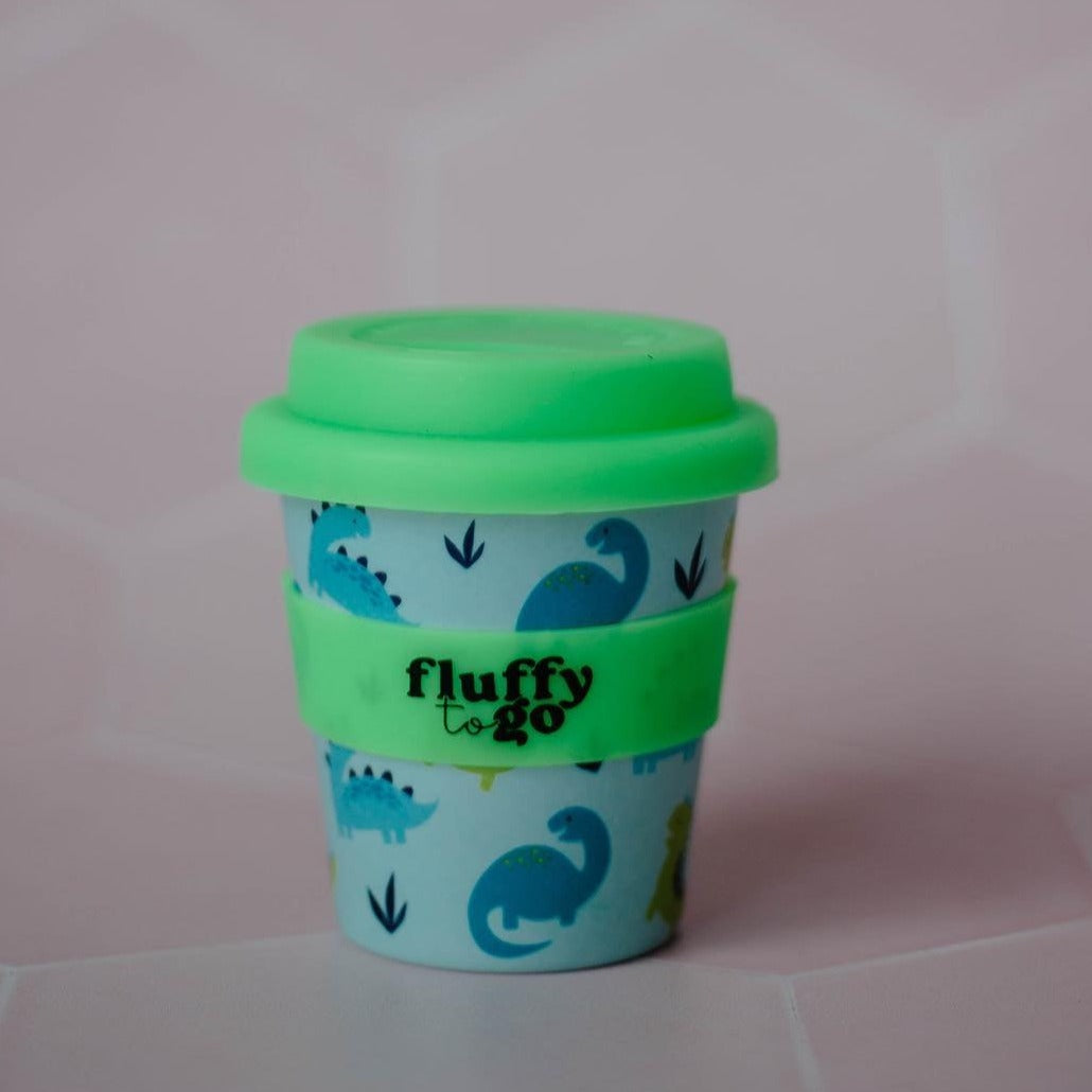 Fluffy To Go Cup | Reusable Mug in Rawsome available at Bear & Moo