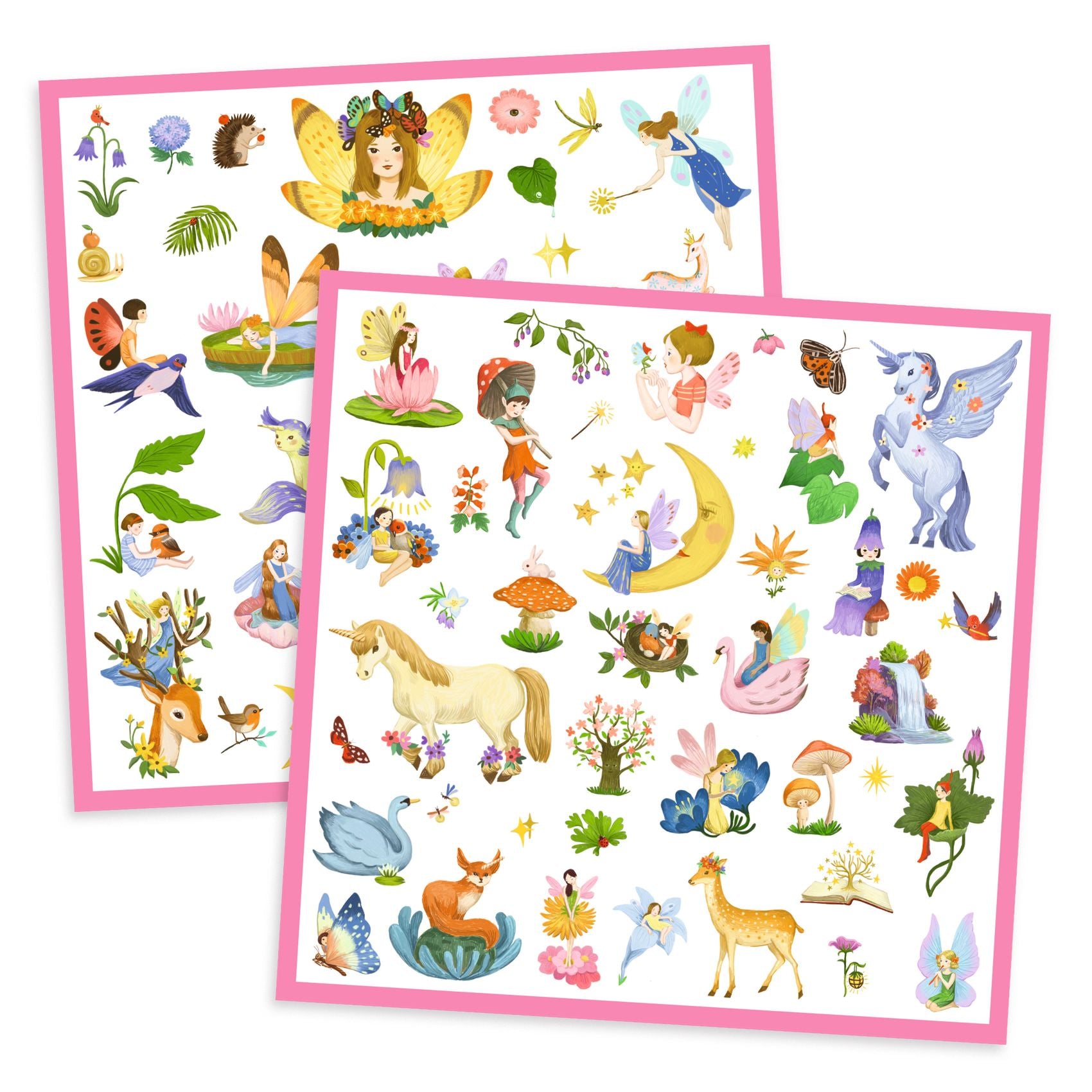 Djeco Fantasy Stickers | Metallic Stickers available at Bear & Moo