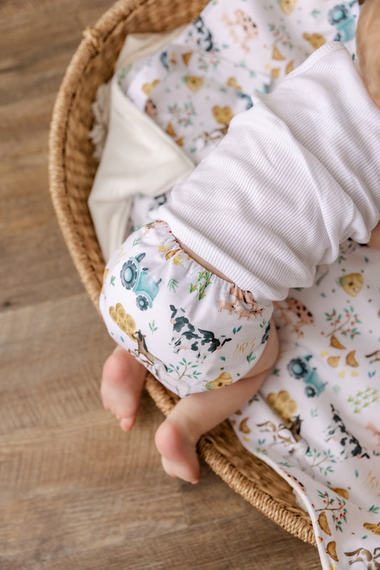 Farm Fun Cloth Nappy | Large