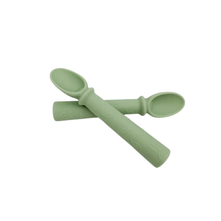 Petite Eats Silicone Baby Spoons available at Bear & Moo