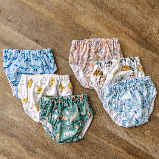 Floral Whimsy Training Nappy
