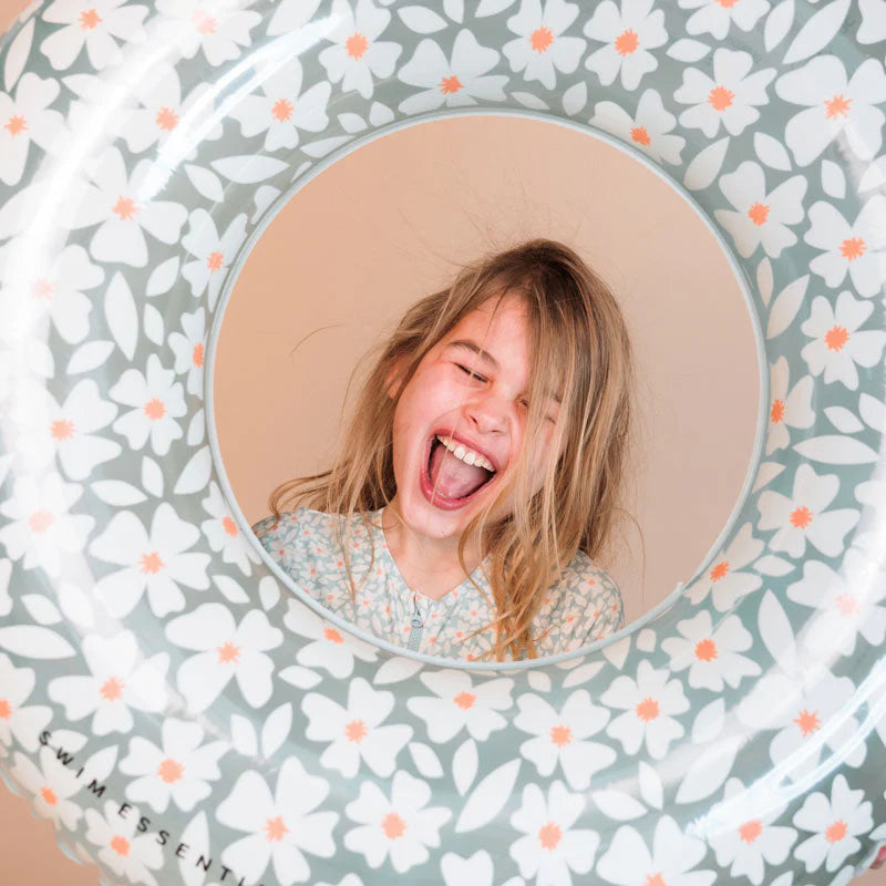 Swim Essentials Swim Ring | Florish Green available at Bear & Moo