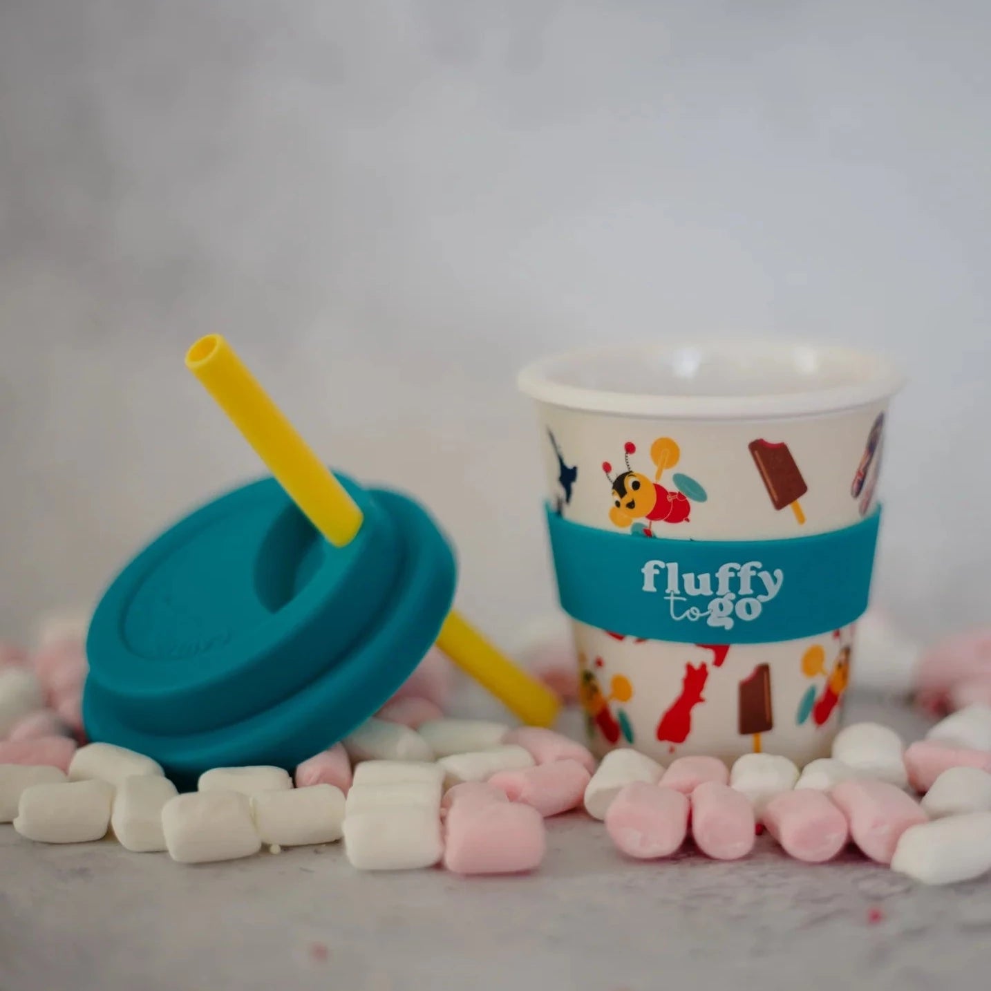 Fluffy To Go Cup | Reusable Mug available at Bear & Moo