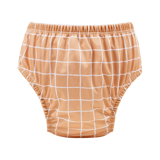 Gingernut Gingham Large Swim Nappy