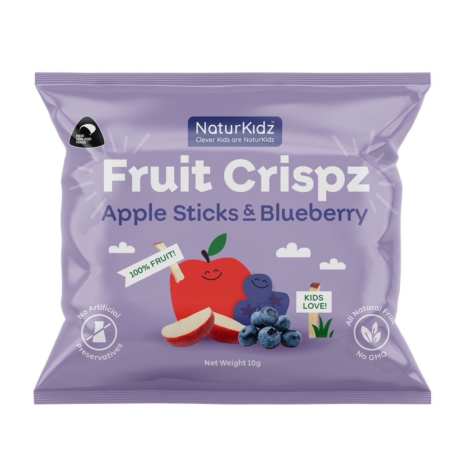 Fruit Crispz Apple Sticks & Blueberry available at Bear & Moo