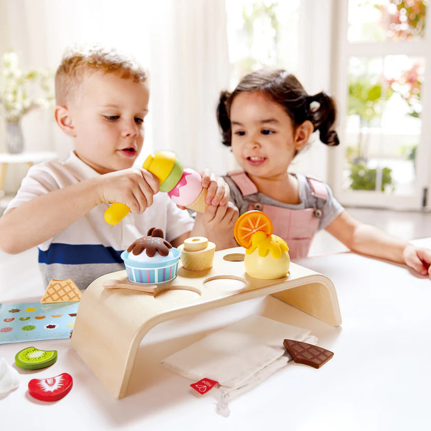 Hape Creamy Dreamy Ice Cream Corner available at Bear & Moo