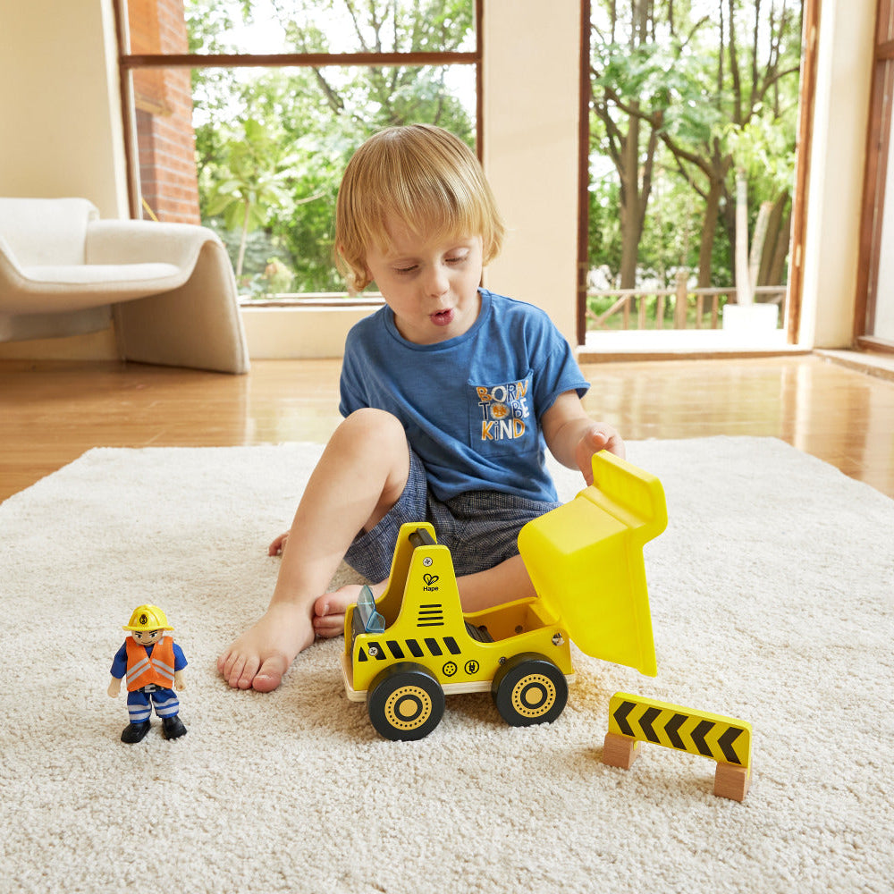 Hape Hauler Dump Truck available at Bear & Moo