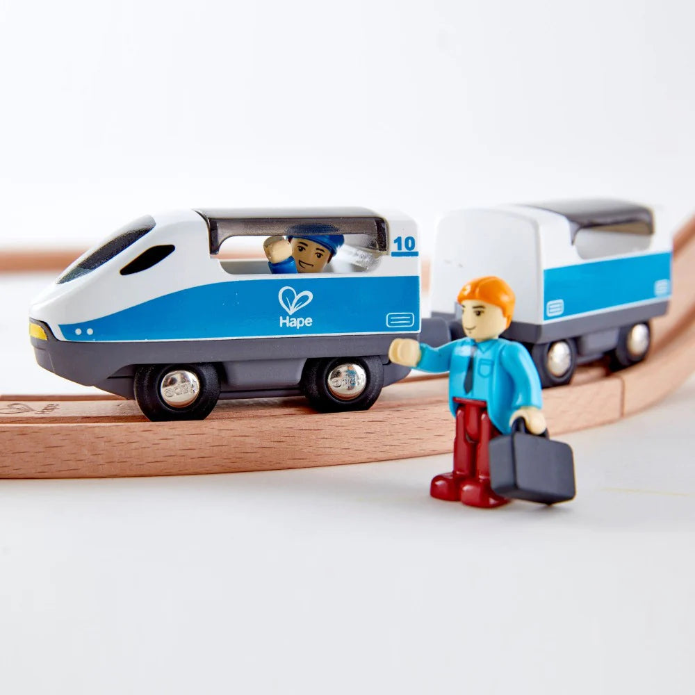 Hape Passenger Train Set | Figure of 8 available at Bear & Moo