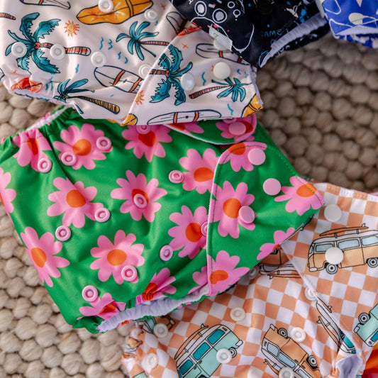 Daisy Dream Cloth Nappy | One Size Fits Most