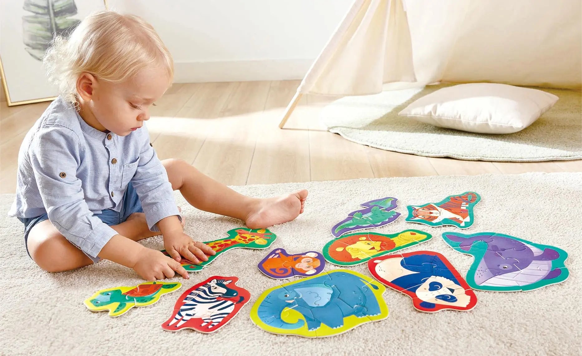 Hape Jungle Friends Puzzle available at Bear & Moo