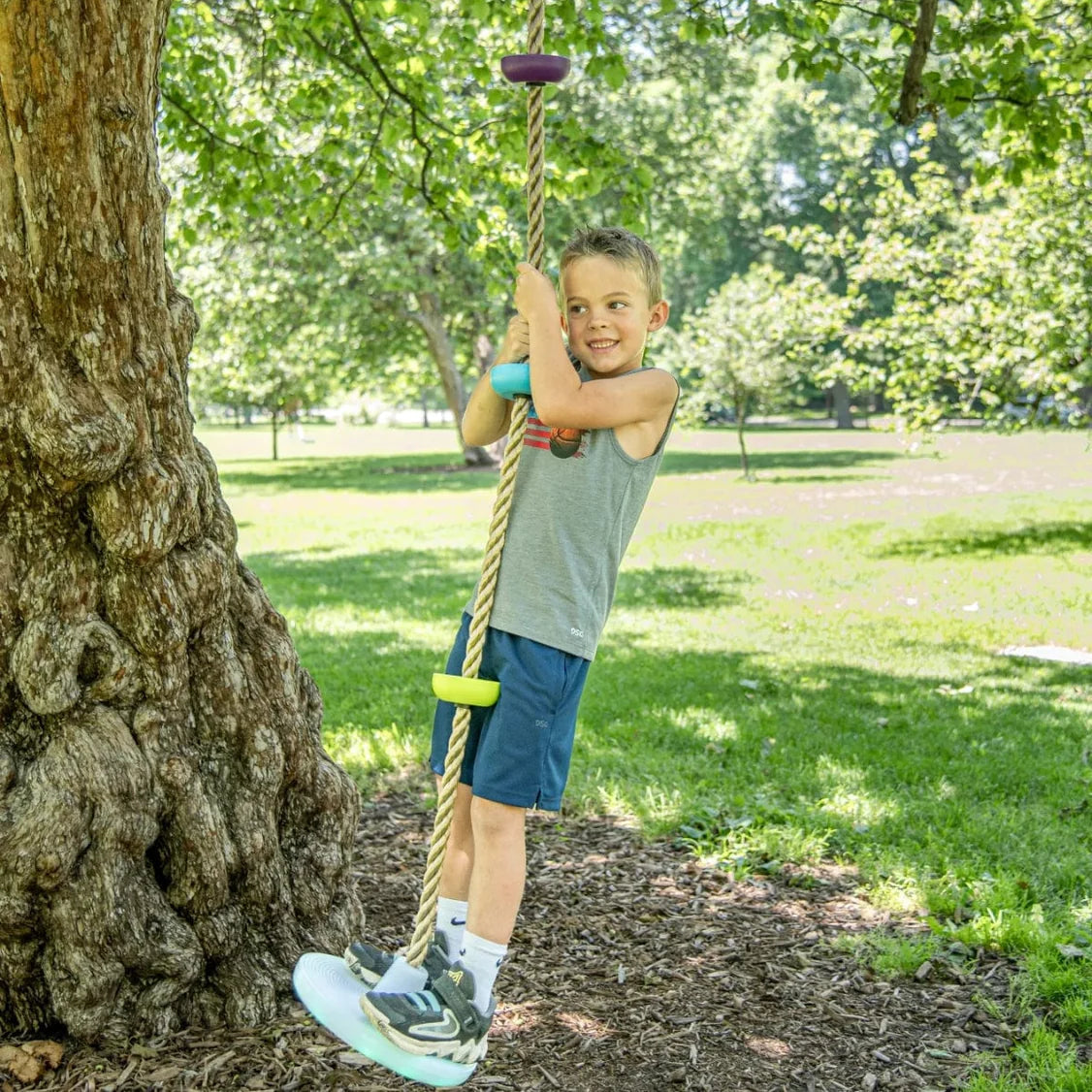 Trelines LED Climbing Rope Swing available at Bear & Moo
