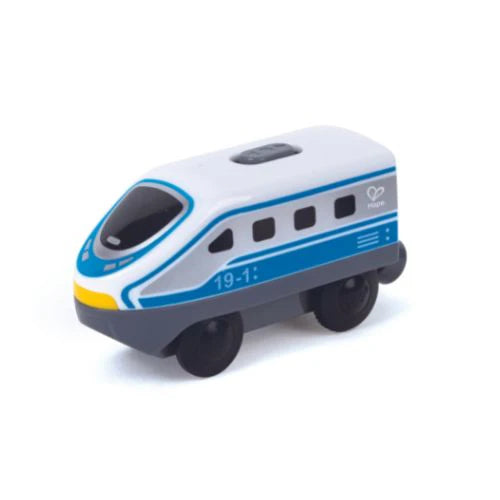 Hape Battery Powered Intecity Loco | Blue available at Bear & Moo